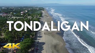 TONDALIGAN BEACH Dagupan City Pangasinan Philippines Drone Aerial Tour 4K [upl. by Maxi949]