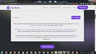 wordtunecom  Website Rewrite Tulis Ulang Artikel [upl. by Shugart43]