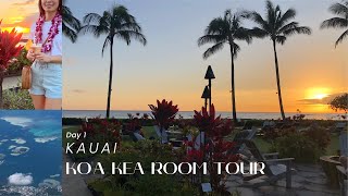 Travel With Me to Kauai 🌺 Hotel Room Tour at Koa Kea Resort Day 1 [upl. by Dewey]