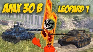 WOT Blitz  Имба царей или дно морей AMX 30B vs Leopard 1 [upl. by Akeihsal]