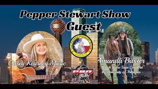 Guest Cowgirl Amanda Baxter and Musician Casey Kearney [upl. by Akemat]