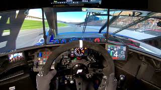 iracing NASCAR Michigan International Speedway Chevrolet Impala triple screens [upl. by Asillim503]