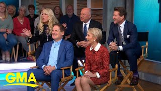 ‘Shark Tank’ hosts show how well they can sell [upl. by Annawik]