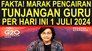 Hore Guru full senyum marak pencairan tunjangan sertifikasi dan tambahan 100 hari ini 1 Juli 2024 [upl. by Juta]