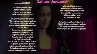 Galliyan Karaoke  Female Version [upl. by Yasui]