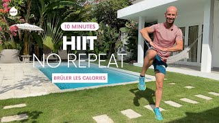 10min HIIT rapide  NO REPEAT 🔥 Antibourrelet  Alexandre Mallier  Move Your Fit [upl. by Varion]