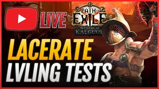 Best LVLING🔴LACERATE Gladiator Build PoE 325 [upl. by Nogras143]