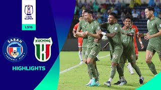 Sabah FC 43 Kuching City FC  LS16  Highlights Liga Super 2023 [upl. by Odnaloy]