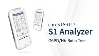 WELLS BIO Video Guide for careSTART™ S1 Analyzer G6PDHb Ratio Test [upl. by Budd]