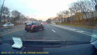 Subaru WRX STI Car Crash Dash cam footage from behind [upl. by Pansir]