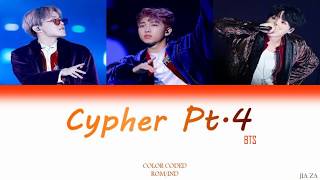 BTS ‘CYPHER PT 4’ Lirik Color CodedRomInd Sub indo [upl. by Ulric]