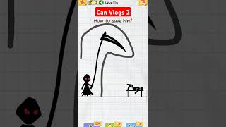 Draw 2 Save  Level 16  Can Vlogs 2  gaming shorts games [upl. by Nnylaf]