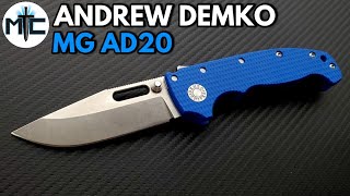 Andrew Demko MG AD20 Folding Knife  Overview and Review [upl. by Canute]