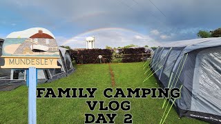 Family Camping In Norfolk Day 2 High Altitude Trampoline Park Vlog familyvlog fun holiday UK 2024 [upl. by Eldreeda46]