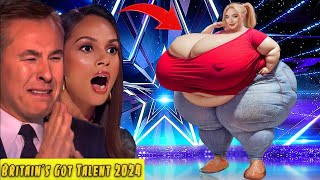 Golden Buzzer Rianas Spellbinding Performance Keeps Judges Spellbound  Britains Got Talent 2024 [upl. by Eitsirhc478]