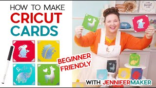 Cricut Cards for Beginners  Design Your Own [upl. by Liberati]