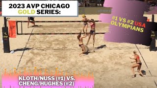 KlothNuss 1 vs ChengHughes 2  2023 AVP Chicago Gold Series [upl. by Gujral]