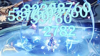 AYAKA RERUN  C0 AYAKA MONO CRYO SHREDDING BOSSES IN SPIRAL ABYSS   Genshin Impact 43 [upl. by Acinoj]