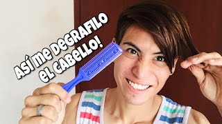 CORTE DE CABELLO CON NAVAJA Degrafilado ASÍ LO HAGO YO ♥️ Ivii Carranz [upl. by Adiv]