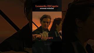 Leonardo DiCaprio REVERSED evolution 49  16 years ✨️ leonardodicaprio titanic actor evolution [upl. by Redleh]