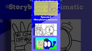 Ed and Bo Episode 5 Storyboard Animatic Side By Side animation KazukiToons shorts storyboards [upl. by Lanod]