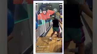 Is she okay funny injury ytshorts viral bowling meme insatgram reels friends game hurt [upl. by Odrawde954]