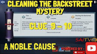 MIR4 A NOBLE CAUSE CLEANING THE BACKSTREET MYSTERY QUEST  CLUE 9  10 [upl. by Wera]