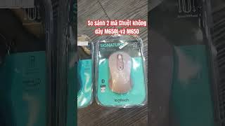 So sánh chuột logitech M650L và M650  Tư vấn lh 0914169845 [upl. by Aicatsue]