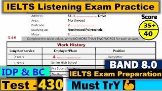 IELTS Listening Practice Test 2024 with Answers Real Exam  430 [upl. by Gae931]