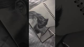 Hair drawing tutorial 💗 drawing sketching pencildrawing [upl. by Elegna]