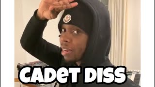 Krept Instagram Freestyle CADET DISS PlayDirty [upl. by Noryk]