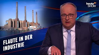 Die Wirtschaft schrumpft – wird Deutschland abgehängt  heuteshow vom 08092023 [upl. by Laehcar]