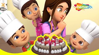 Pat a Cake Pat a Cake Song 🎂 3D Rhyme  Nursery Rhymes amp Kids Songs  Orange Mango🎂 [upl. by Ahto]