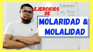 Unidades de Concentración Químicas Molaridad y Molalidad [upl. by Imhsar]