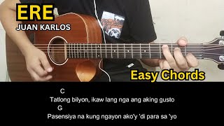 Ere  Juan Karlos  Guitar Tutorial  Guitar Chords [upl. by Nere65]