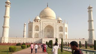 Taj Mahal Agra Uttar Pradesh INDIA October2018 Video [upl. by Akiwak165]