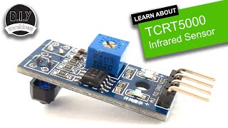 TCRT5000 Infrared Reflective Sensor  How it works and example circuit with code [upl. by Aima]