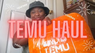 TEMU Clothing  Purses  OVERALL Haul [upl. by Resneps]