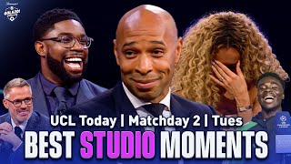 Bukayo Saka joins Kate Scott Henry Micah amp Carragher  UCL Today BEST Moments  MD 2 [upl. by Raynata]