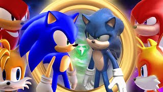 Modern Sonic VS Movie Sonic  Full Movie Animation ソニック v ソニック [upl. by Hubing955]