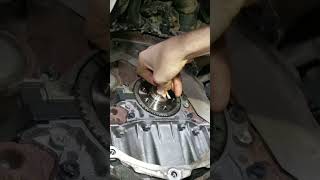 Central bearing removal with bread 🥪🍞 automobile repair mechanic [upl. by Aenad25]