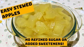 Healthy Easy Stewed Apples｜Safe for Babies and Toddlers [upl. by Doggett]