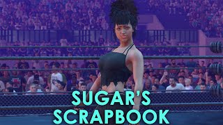 Sugars Scrapbook Stripper Pro Wrestling 66 Highlight WWE2K23 [upl. by Ibib]