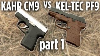 KelTec PF9 vs Kahr CM9 Part 1 Average Accuracy [upl. by Jenica996]