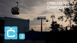 Un viaje nocturno por la Línea 3 del Cablebús [upl. by Gazo]