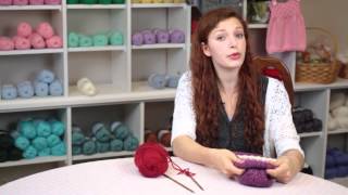 Difference Between Purling amp Knitting  Knitting Techniques [upl. by Matthaus]