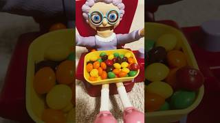 Scary Granny with Skittles Candy asmr [upl. by Landing]