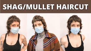 How to Cut A Modern SHAG  MULLET Haircut With A Razor  Step by Step Haircut Tutorial  Lina Waled [upl. by Freeland512]