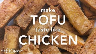 How to make Tofu look and taste like Chicken [upl. by Agostino896]