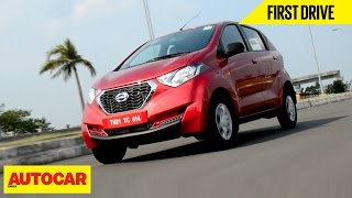 Datsun Redigo  First Drive  Autocar India [upl. by Eenahpets]